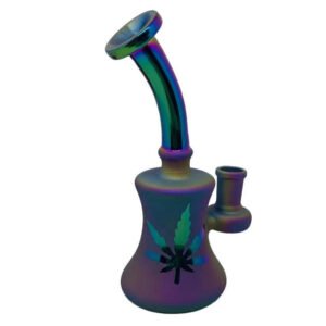 Rainbow Leafy Pattern Waterpipe - Greenhut