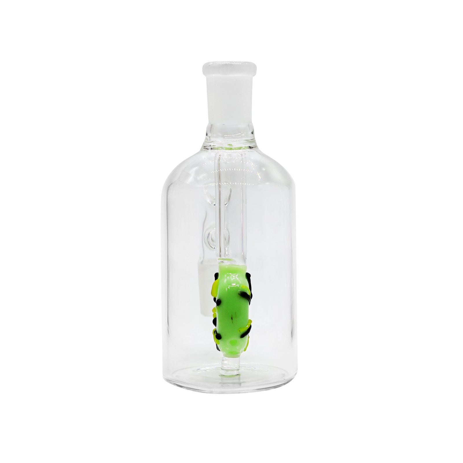 Clear Glass Donut Shape Percolator Ash Catcher 14mm - Image 2