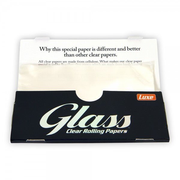 Luxe Clear Transparent Rolling Paper King Size - Greenhut