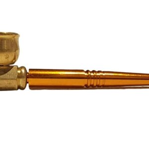 Colored Metal & Brass Smoking Pipe 9cm