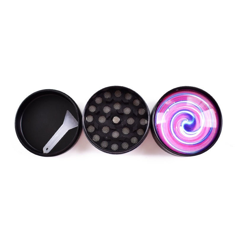 Colored Pattern Aluminum Grinder