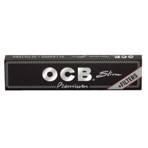 OCB Black King Size Slim with Filters - Greenhut