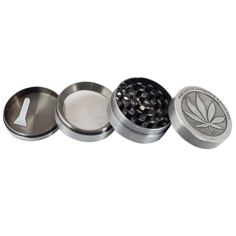 Leaf Shape Alloy Herb Grinder