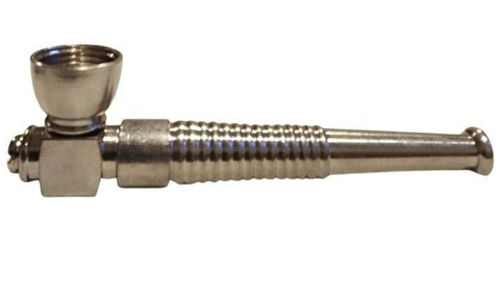 Metal Spiral Smoking Pipe 13cm