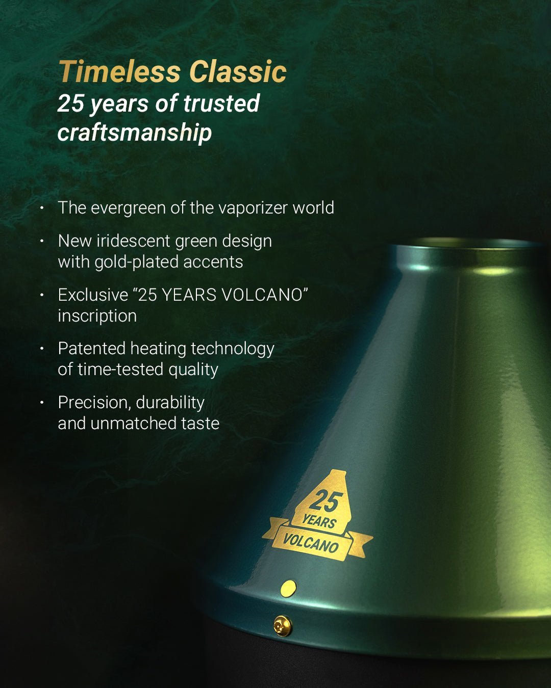 VOLCANO CLASSIC Vaporizer 25 Years Edition - Greenhut