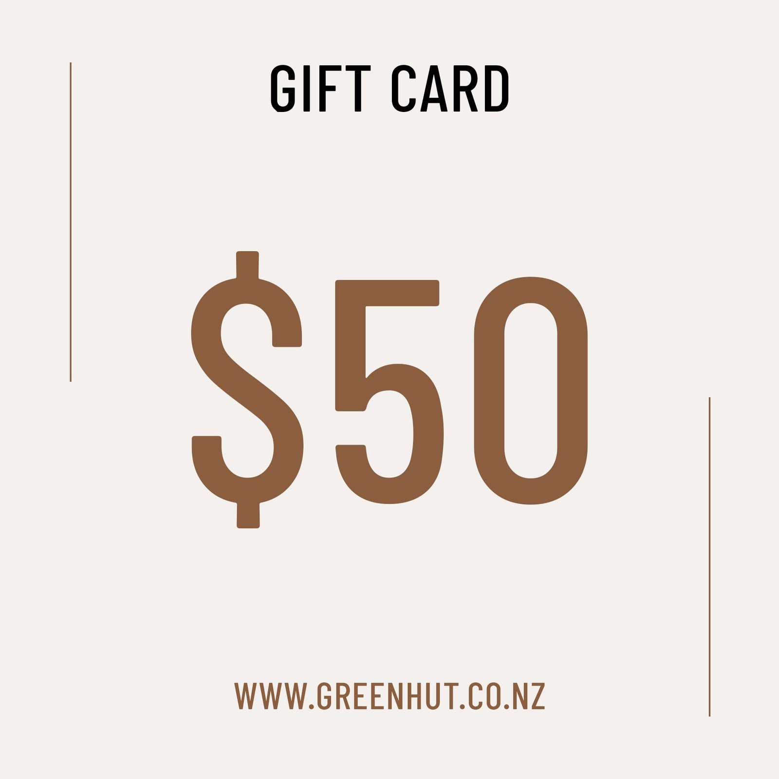 GreenHut Gift Card