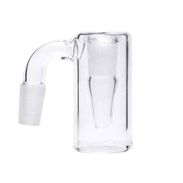 Glass Reclaim Ash Catcher Collector 14mm Male with Silicone Jar - Greenhut