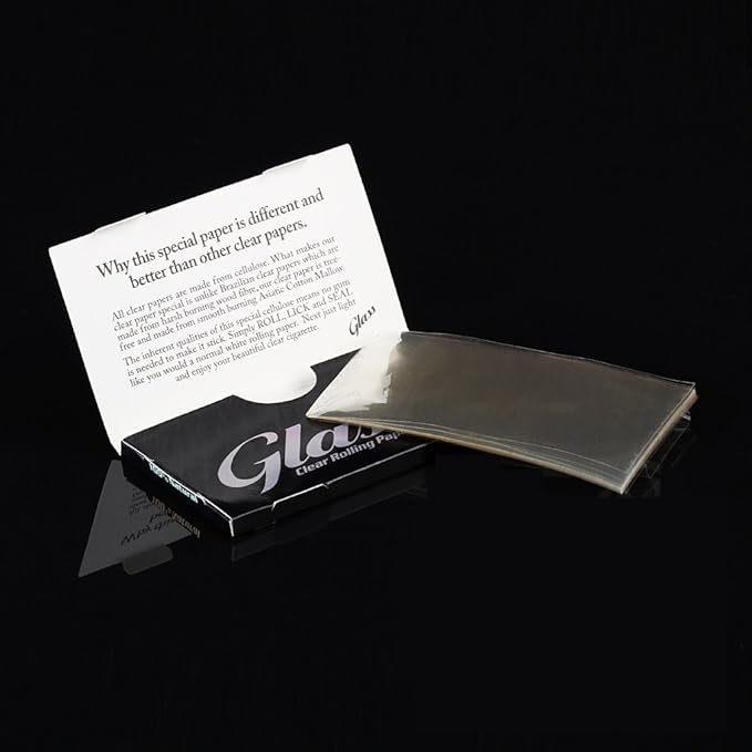 Luxe Clear Transparent Rolling Paper King Size - Greenhut