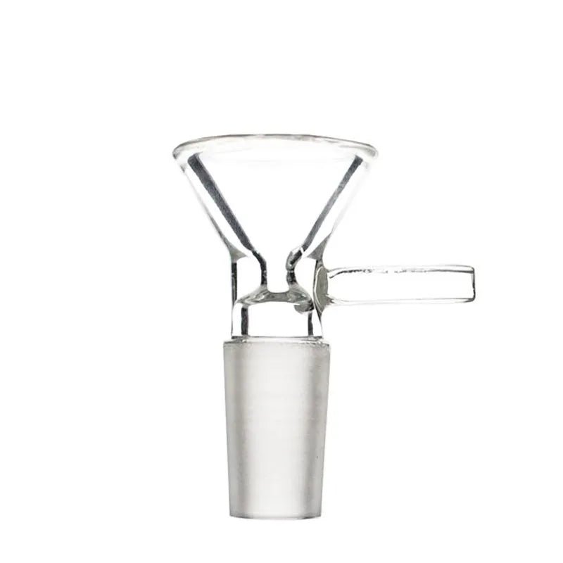 Clear Glass Drop Cone with Handle 18mm - Greenhut