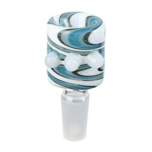 Colored Waves Glass Drop Cone 14MM