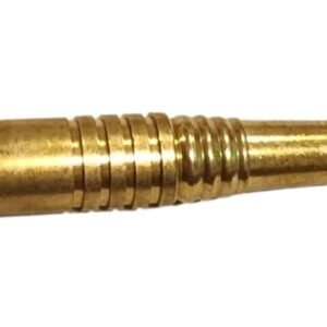 Brass Straight Smoking Pipe 9cm