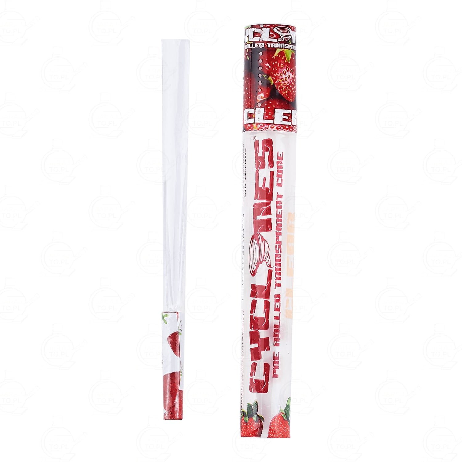 Cyclone Clear Strawberry Flavor Cone - Image 2