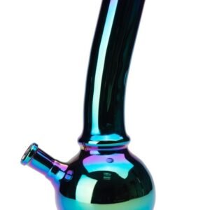 Multicolor Shiny Round Base Waterpipe 20cm