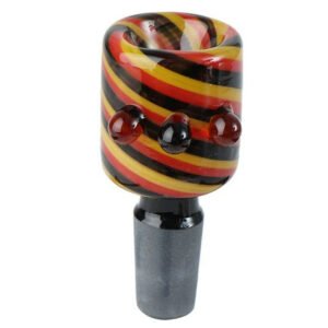 Triple Dots Glass Drop Cone 14mm