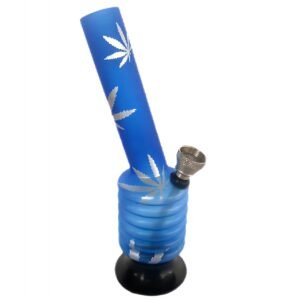 Acrylic Small Spring Pattern Waterpipe 16cm - Greenhut