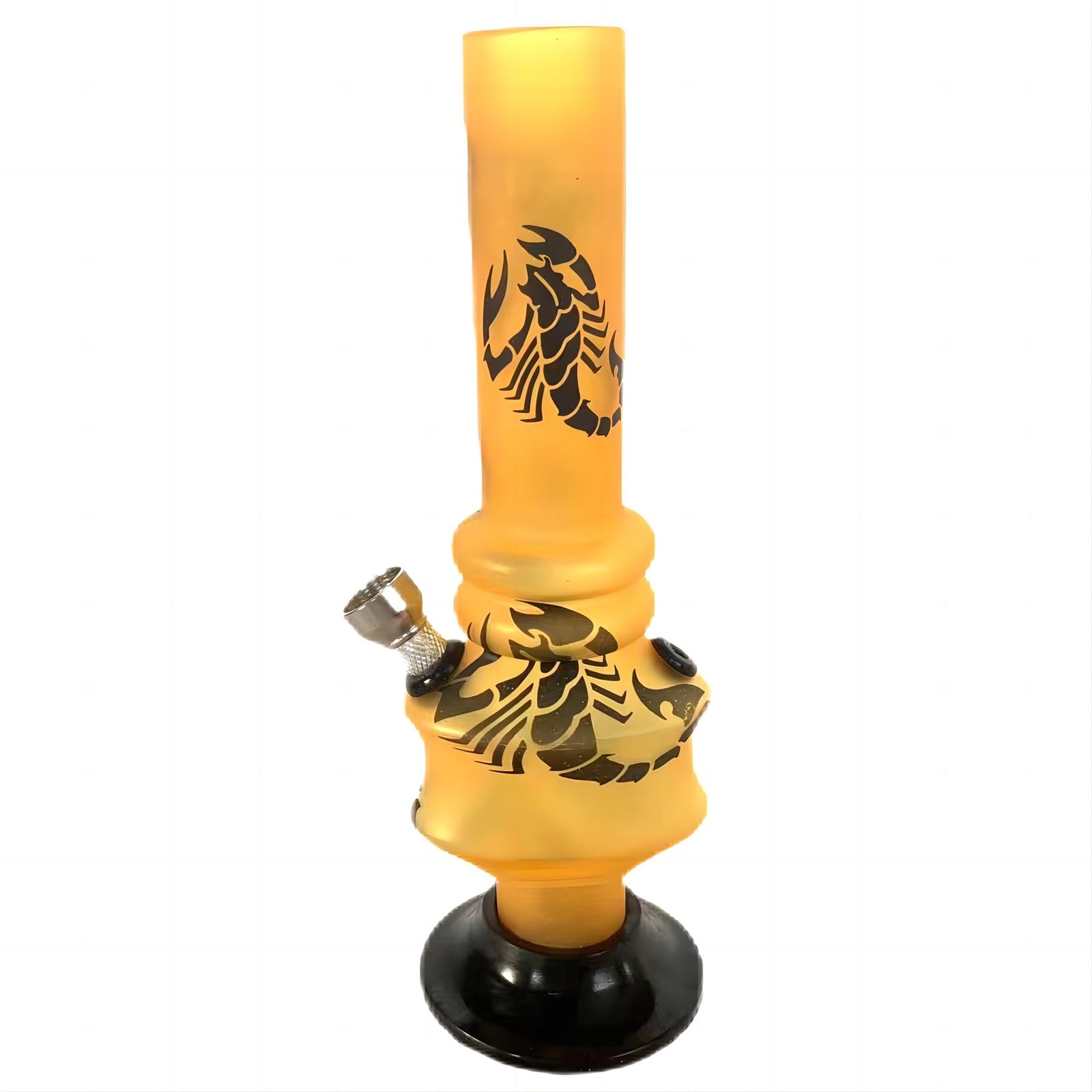 Acrylic Medium Arc Shape Pattern Waterpipe 20cm - Greenhut