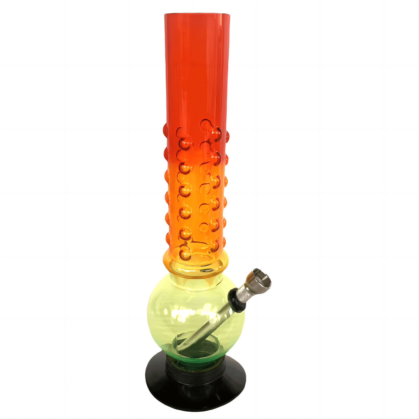 Acrylic Mace Shape Pattern Waterpipe 26cm - Greenhut