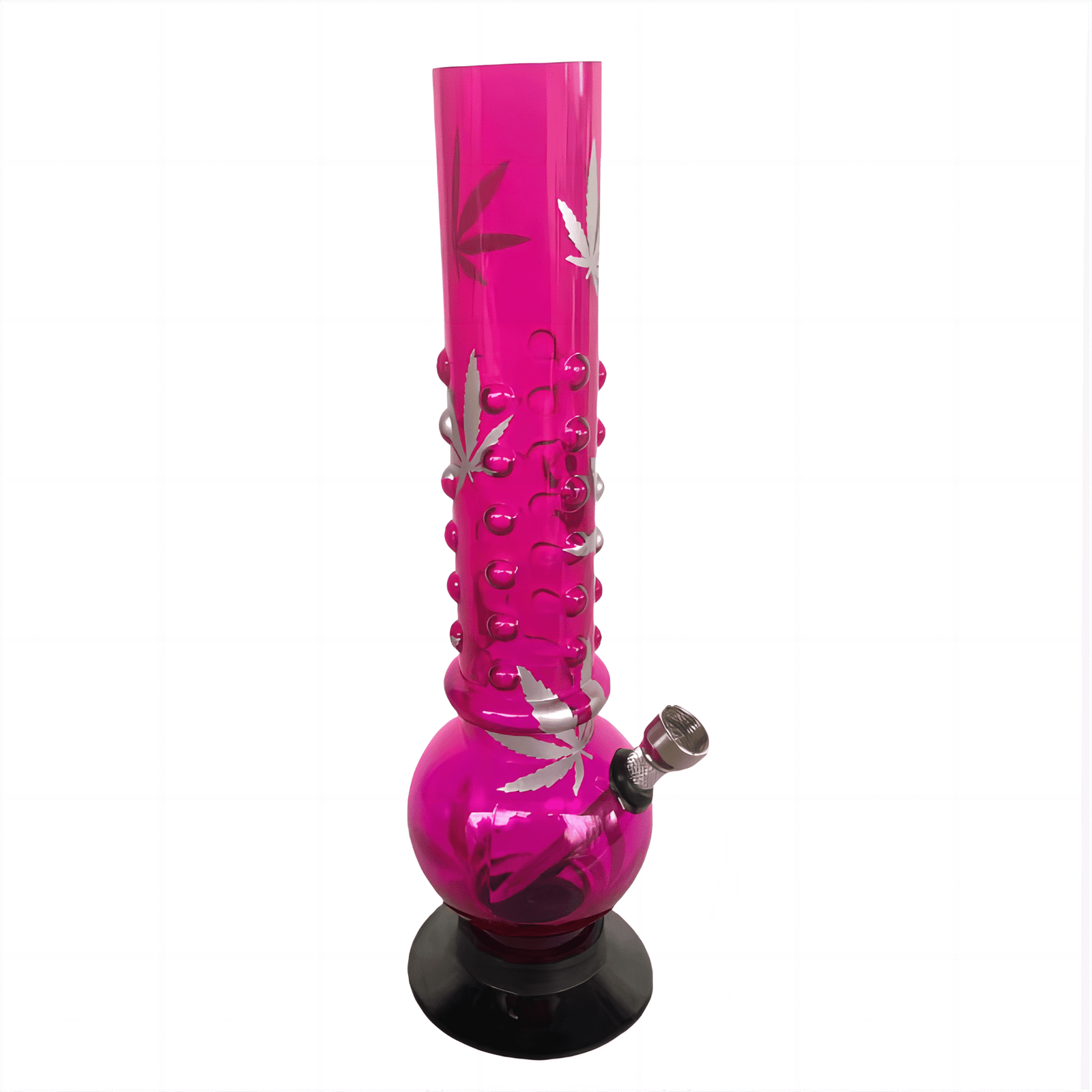 Acrylic Mace Shape Pattern Waterpipe 26cm - Greenhut