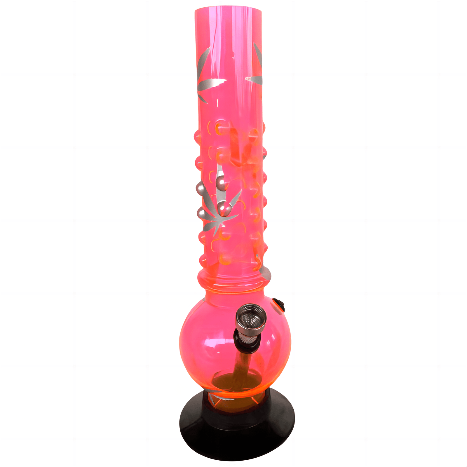 Acrylic Mace Shape Pattern Waterpipe 26cm - Greenhut