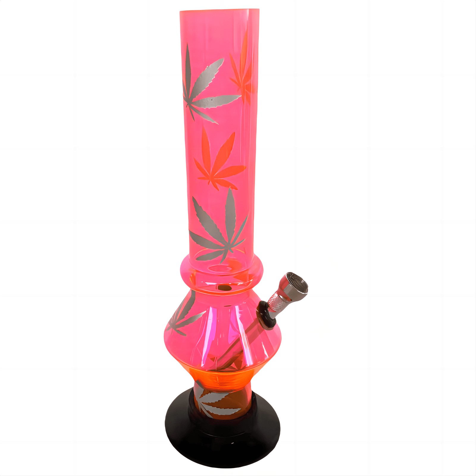 Acrylic Flying Saucer Pattern Waterpipe 26cm - Greenhut