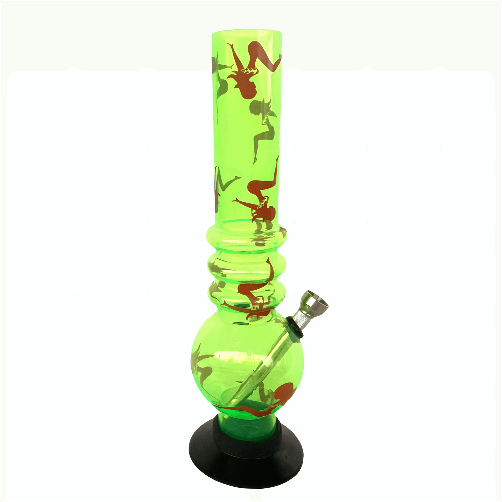 Acrylic Round base with Spring Waterpipe 26cm - Greenhut