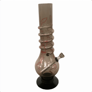 Acrylic Twisted Lines Pattern Waterpipe 26cm - Greenhut