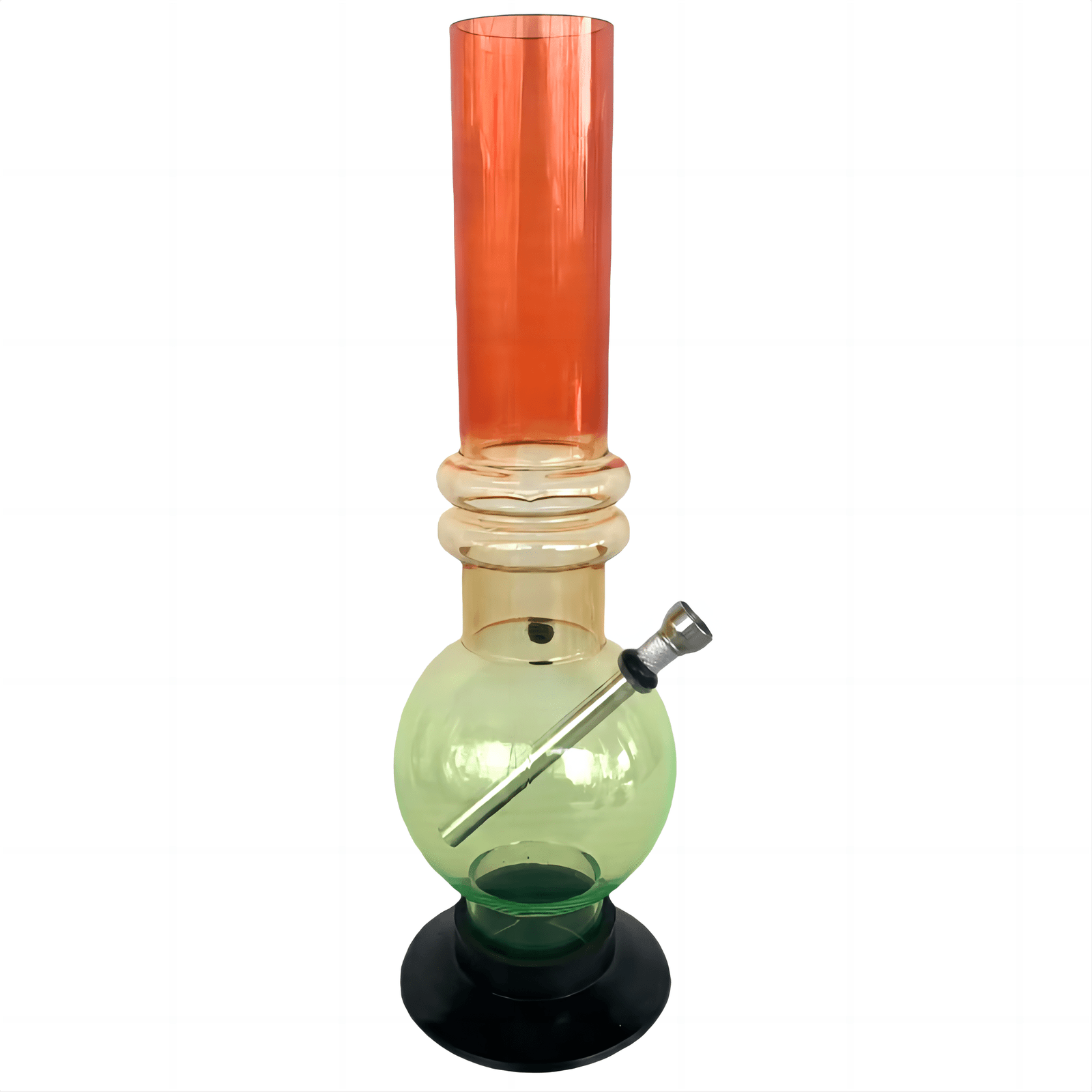 Colored Acrylic Round base Waterpipe 32cm - Greenhut