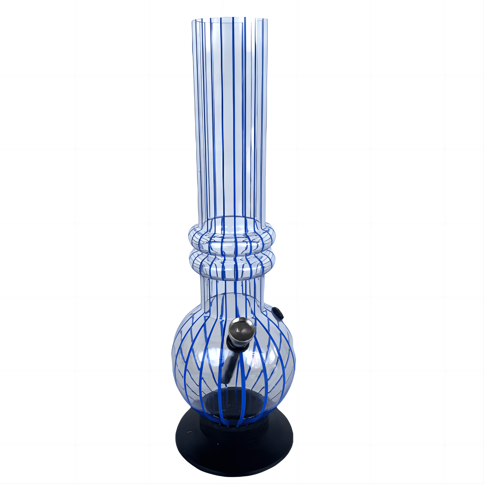 Colored Acrylic Round base Waterpipe 32cm - Greenhut
