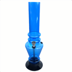 Acrylic Triangle Base Double Ring Waterpipe 32cm - Greenhut