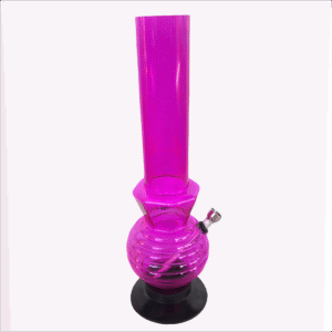 Acrylic Round Bottom with Rings Waterpipe 32cm - Greenhut