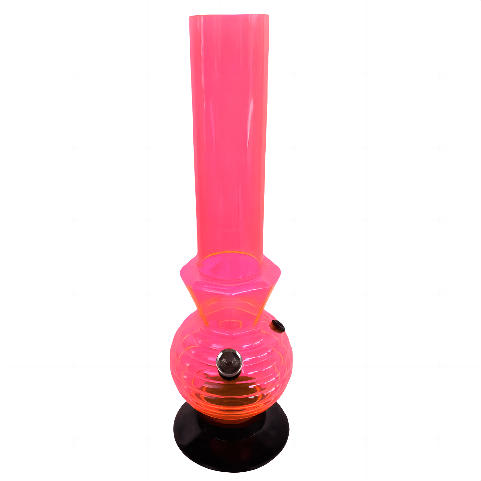 Acrylic Round Bottom with Rings Waterpipe 32cm - Greenhut