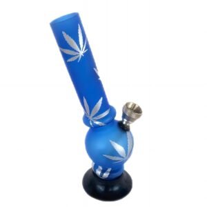 Acrylic Smalll Colored Ball Shape Pattern Waterpipe 16cm - Greenhut