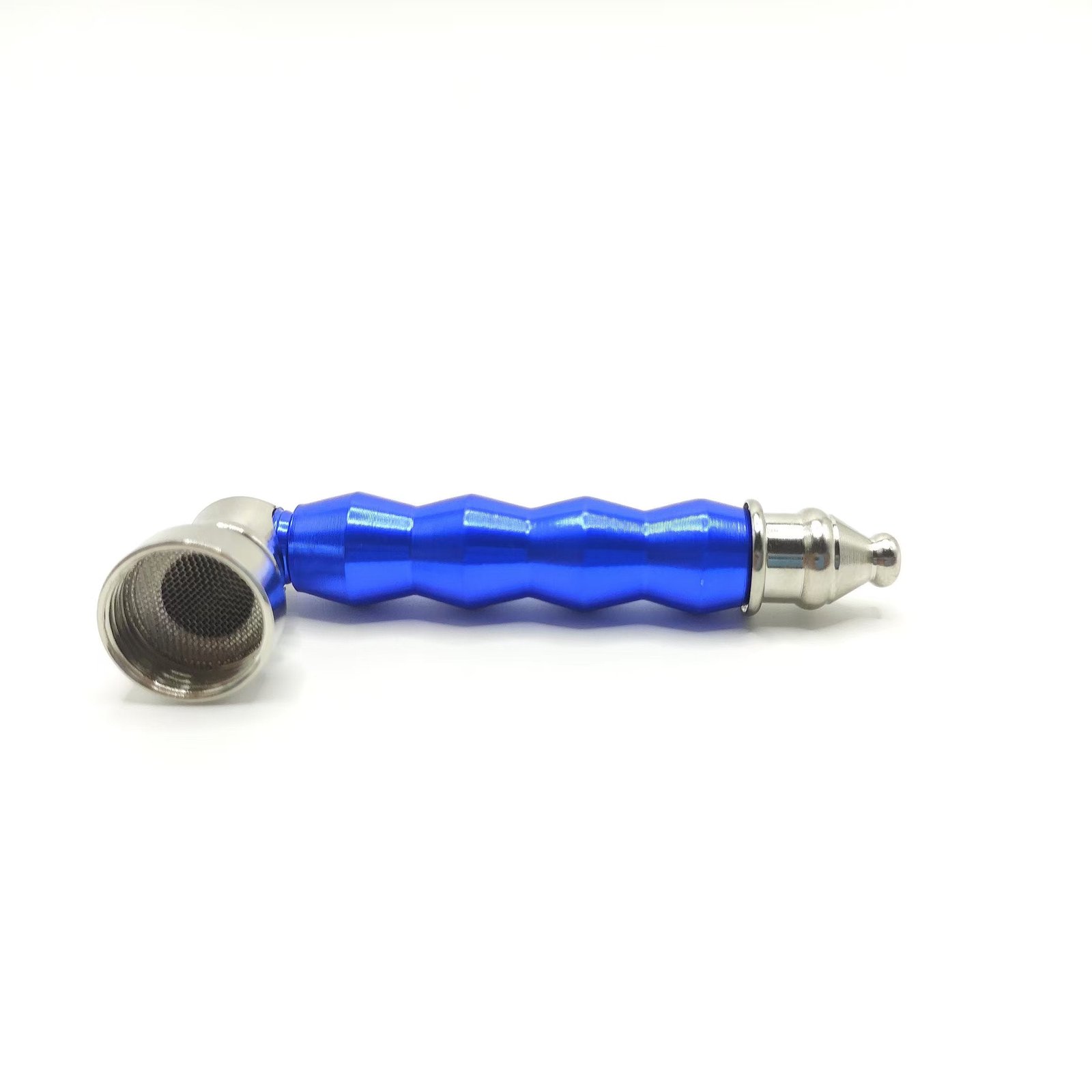 Colored Spiral Metal Smoking Pipe 8cm - Image 2