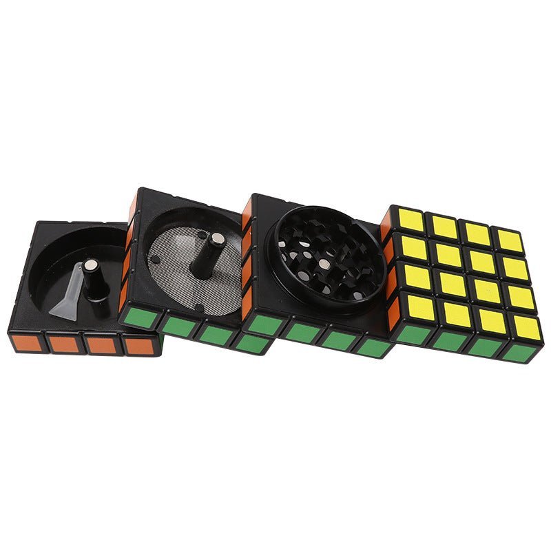 Rubik's Cube Colored Plastic Grinder - Greenhut