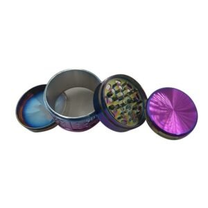 Colored Shiny Skull Zinc Alloy Grinder - Greenhut