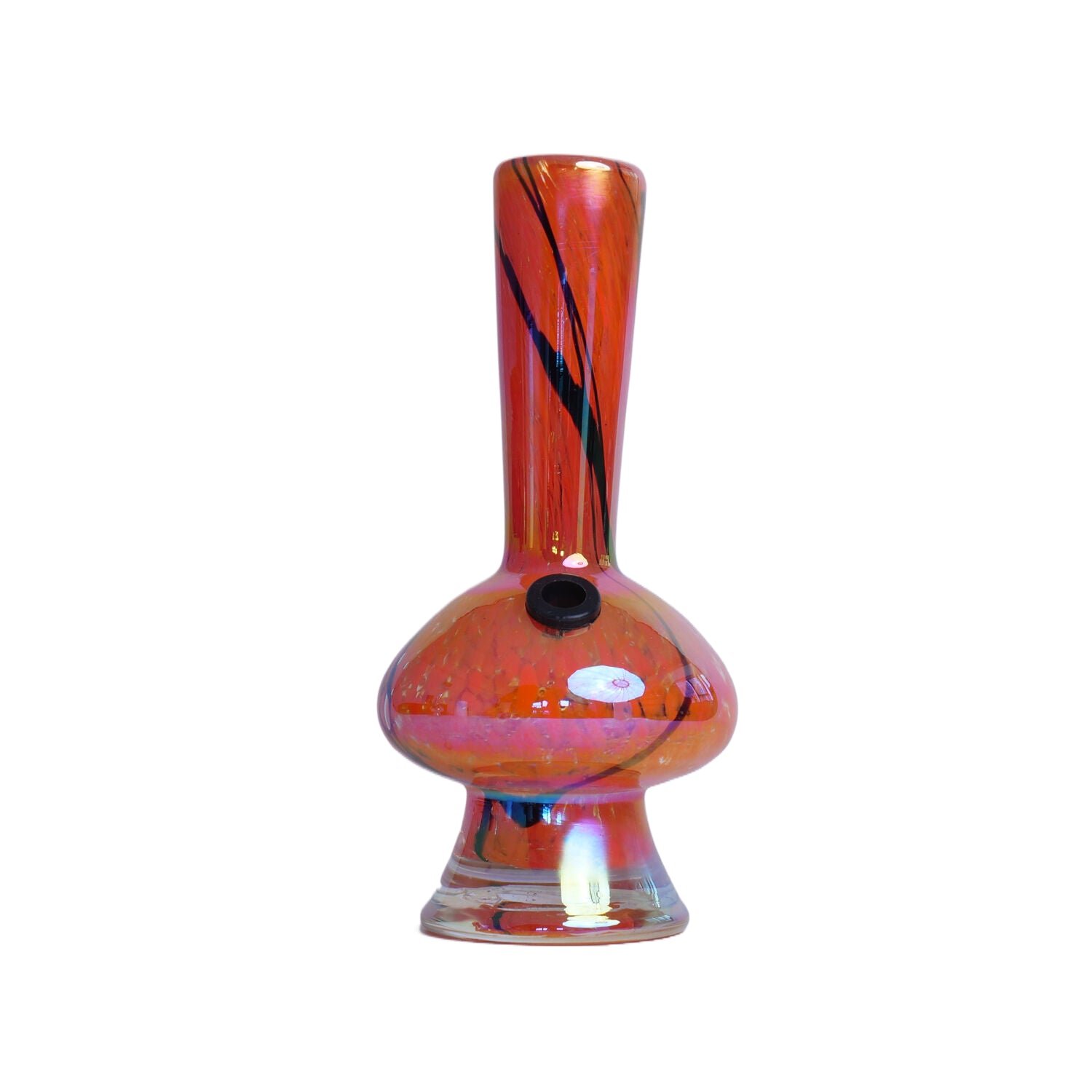 Colored Glass Mushroom Shape Waterpipe 20cm