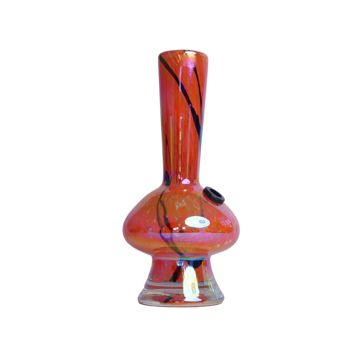 Colored Glass Mushroom Shape Waterpipe 20cm - Image 2