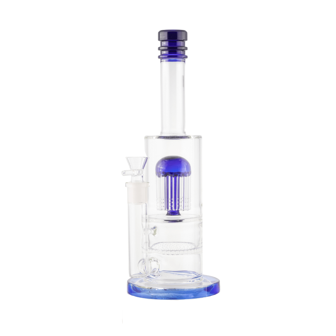 Color Solid Glass 12 Arms Percolator Waterpipe 33cm - Greenhut