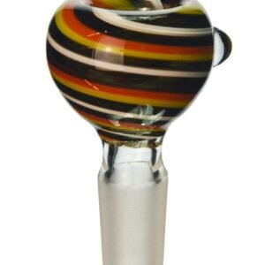 Colored Round Swirl Glass Bowl 14mm - Greenhut