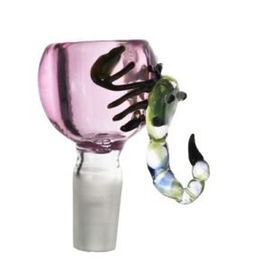 Colored Glass Bowl with Scorpion Handle 14mm - Greenhut