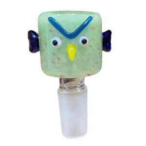 Bird Face Colored Glass Bowl 14mm - Greenhut