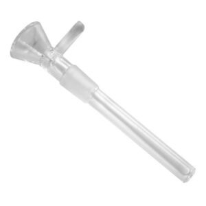 Glass Downstem + Dropcone 12mm with Handle