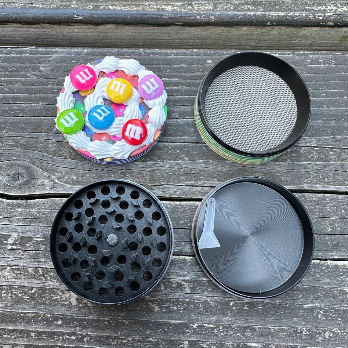 Cake Themed Solid Metal Grinder - Greenhut