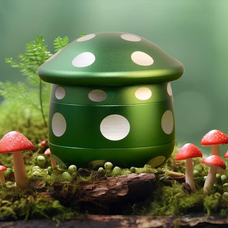 3D Colored Mushroom Solid Grinder - Greenhut