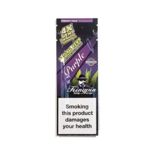 Kingpin Hemp Wrap Purple 4pk - Greenhut