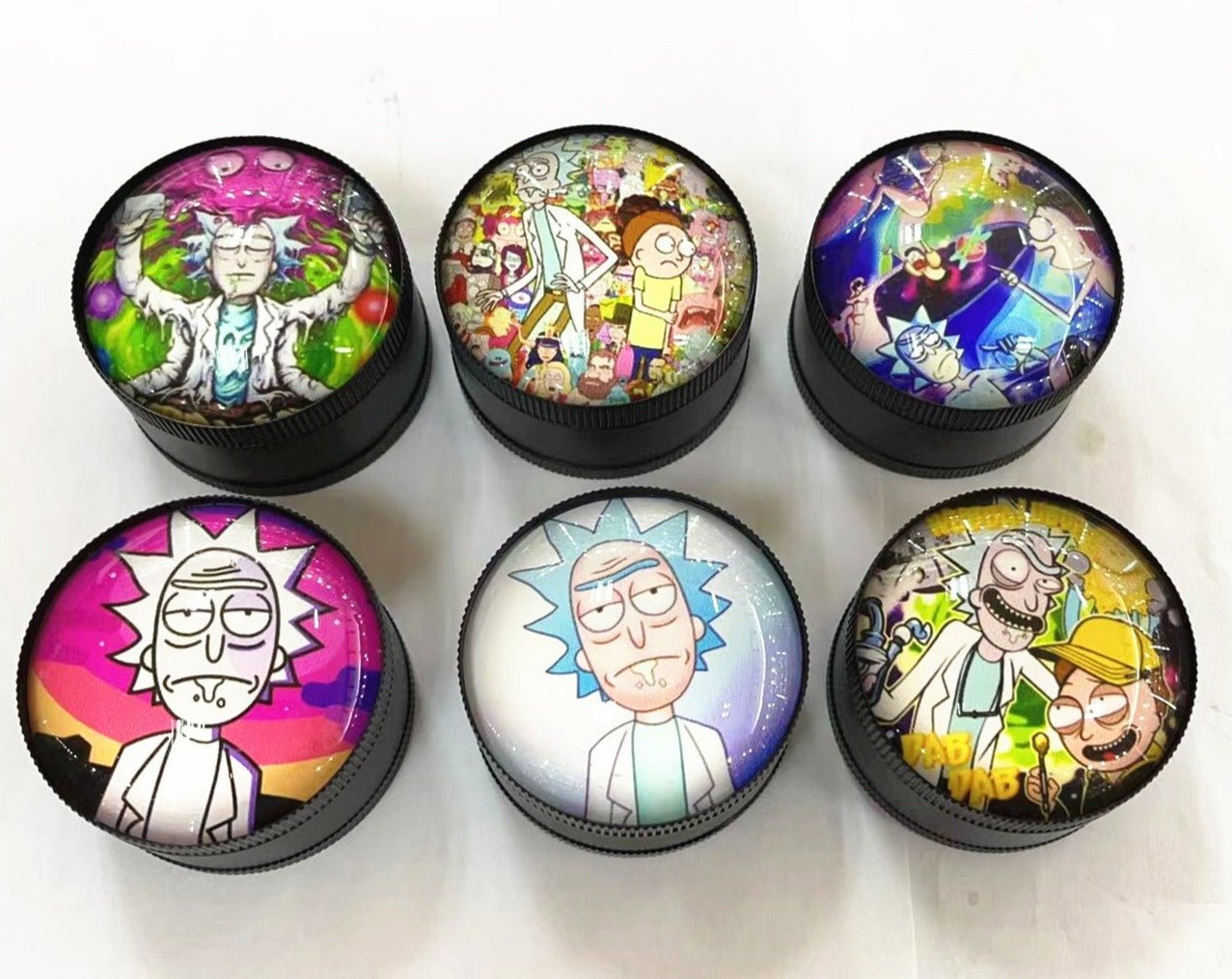 Colored Pattern Aluminum Grinder - Image 3