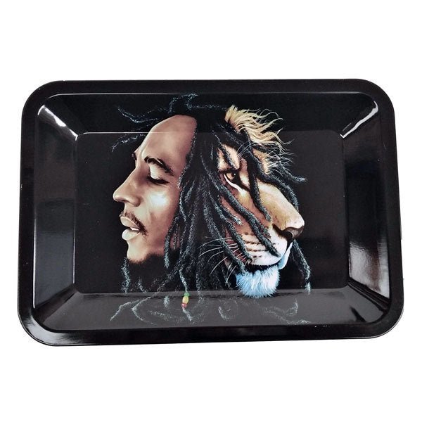Bob Marley Rolling Metal Tray - Greenhut