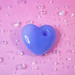 Heart Shape Colored Glass Smoking Pipe - Greenhut