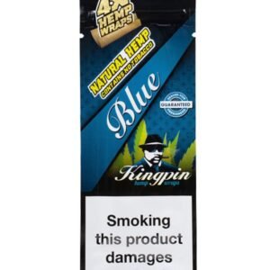 Kingpin Hemp Wrap Blue 4pk - Greenhut