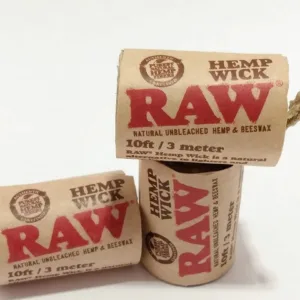 RAW Hemp Wick Roll 10ft/3m